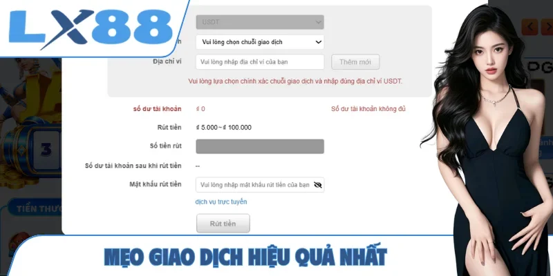 Rút Tiền LX88 - Thao Tác Nhanh, Nhận Thưởng Sau 3 Phút - MUNORI